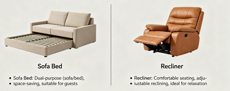 Sofa Bed vs. Recliner: Which Is Better for Your Back?