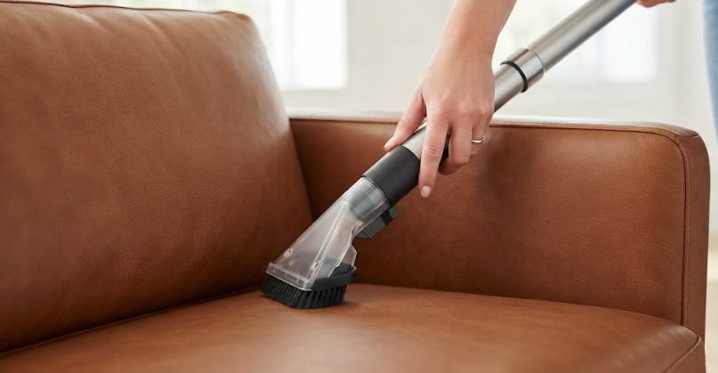 How to Clean a Genuine Leather Sofa Properly:&nbsp;Weekly Light Cleaning