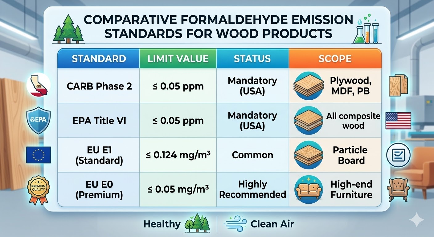 2026 Eco-Trends: Formaldehyde Emission Comparison