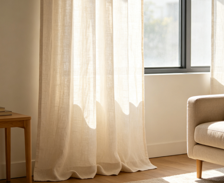 linen-Look vs. 100% Linen Curtain Fabrics