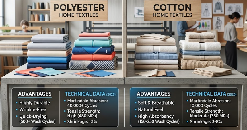 Polyester vs. Cotton Home Textile Fabrics