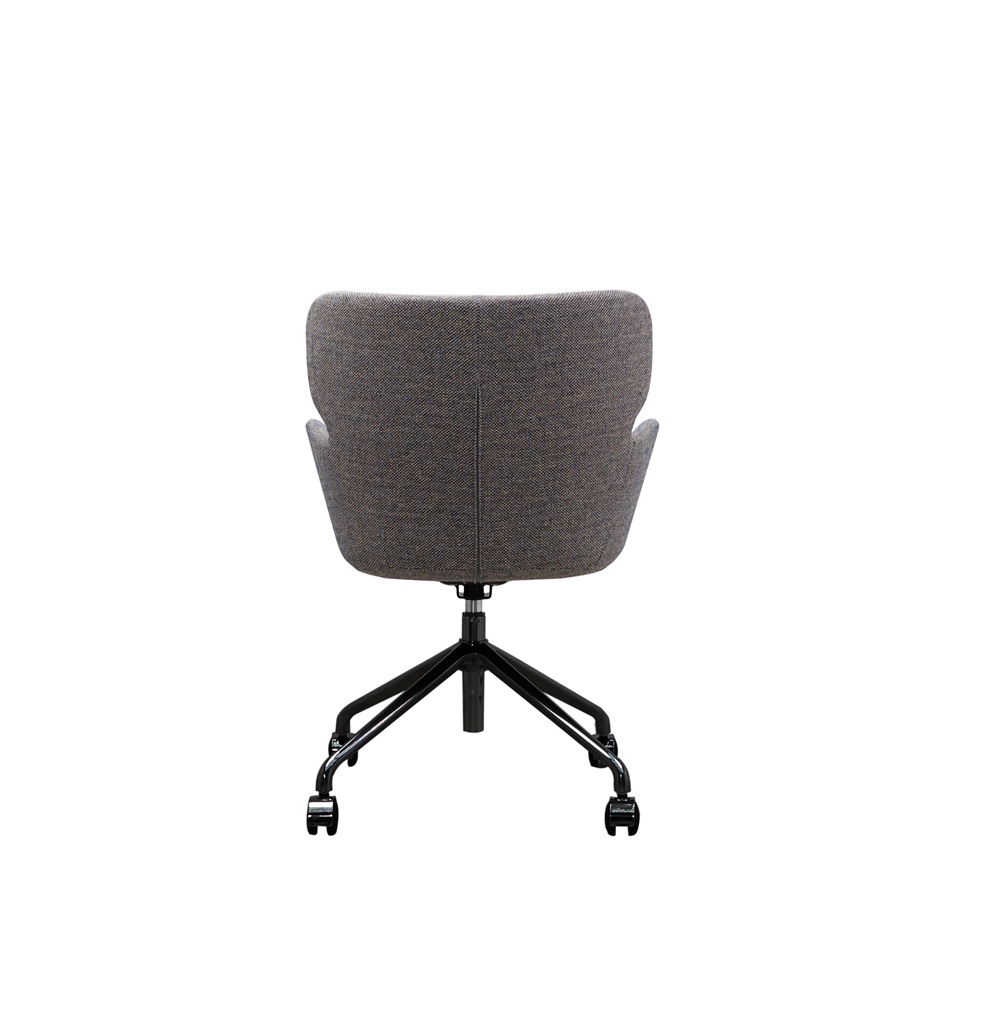 SWIVEL ARM CHAIR WHTH CASTORS