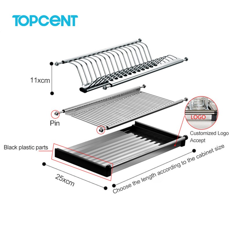 BK.8010 Stainless steel draining dish rack