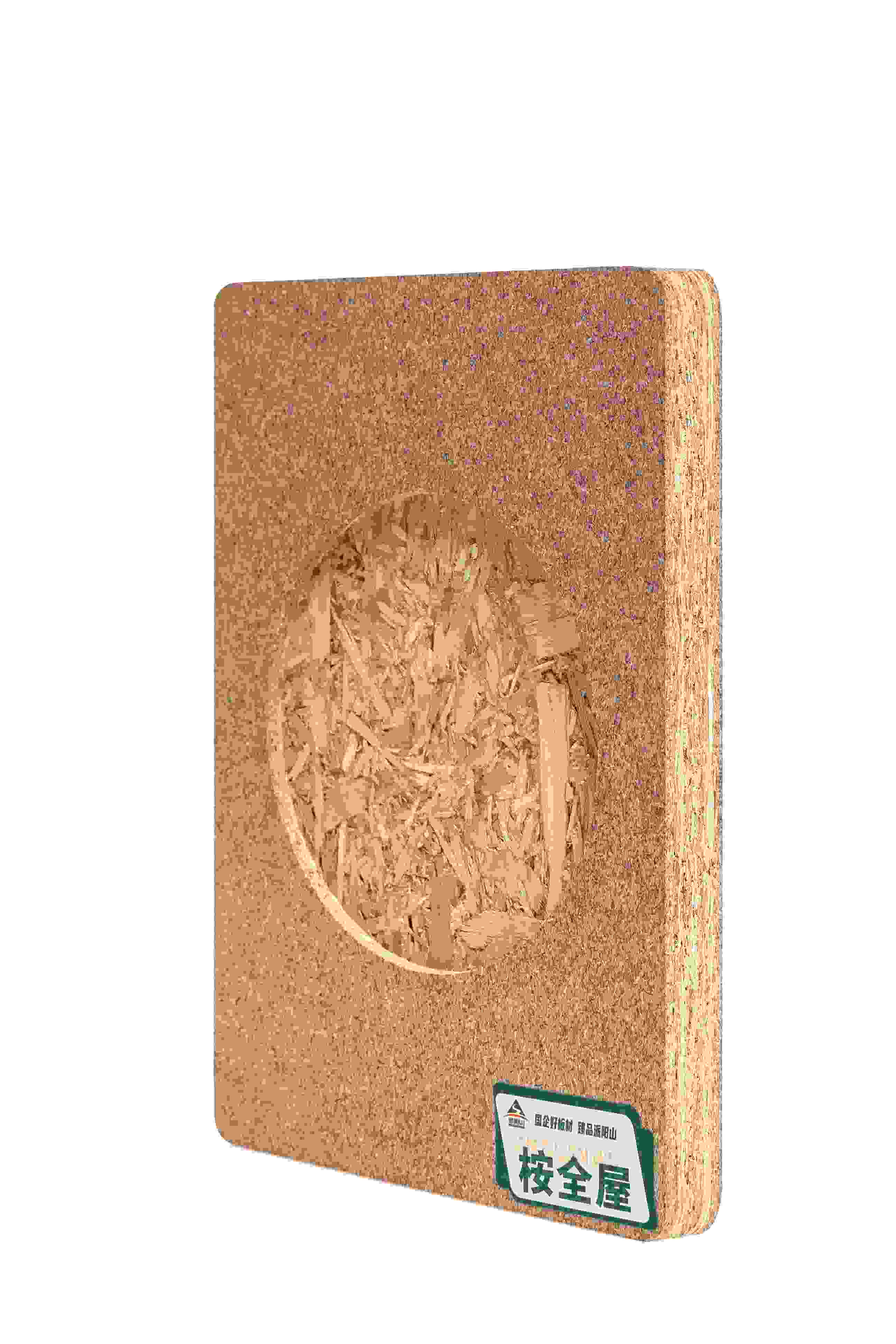 Decorative-oriented structural particleboard