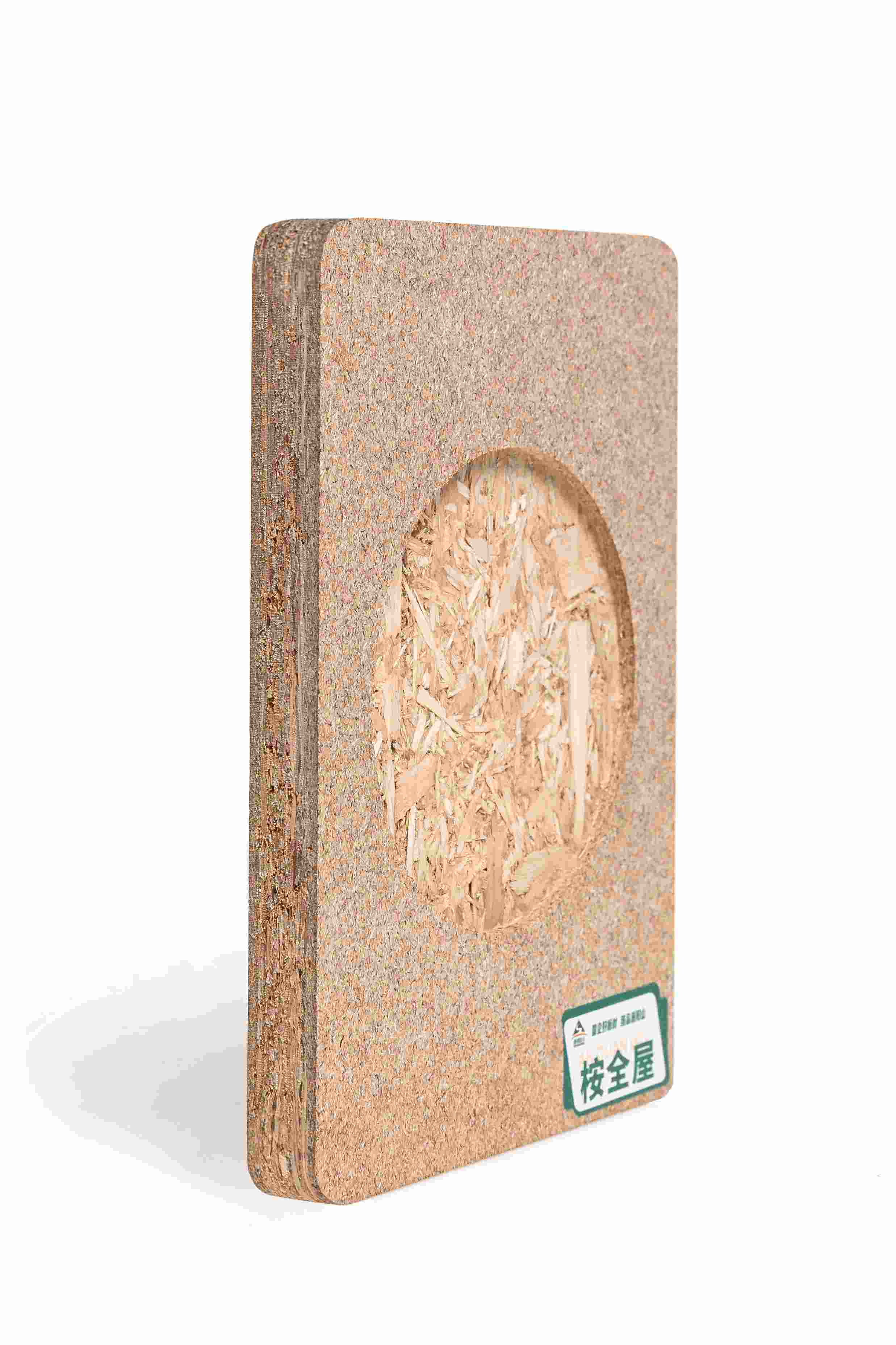 Decorative-oriented structural particleboard