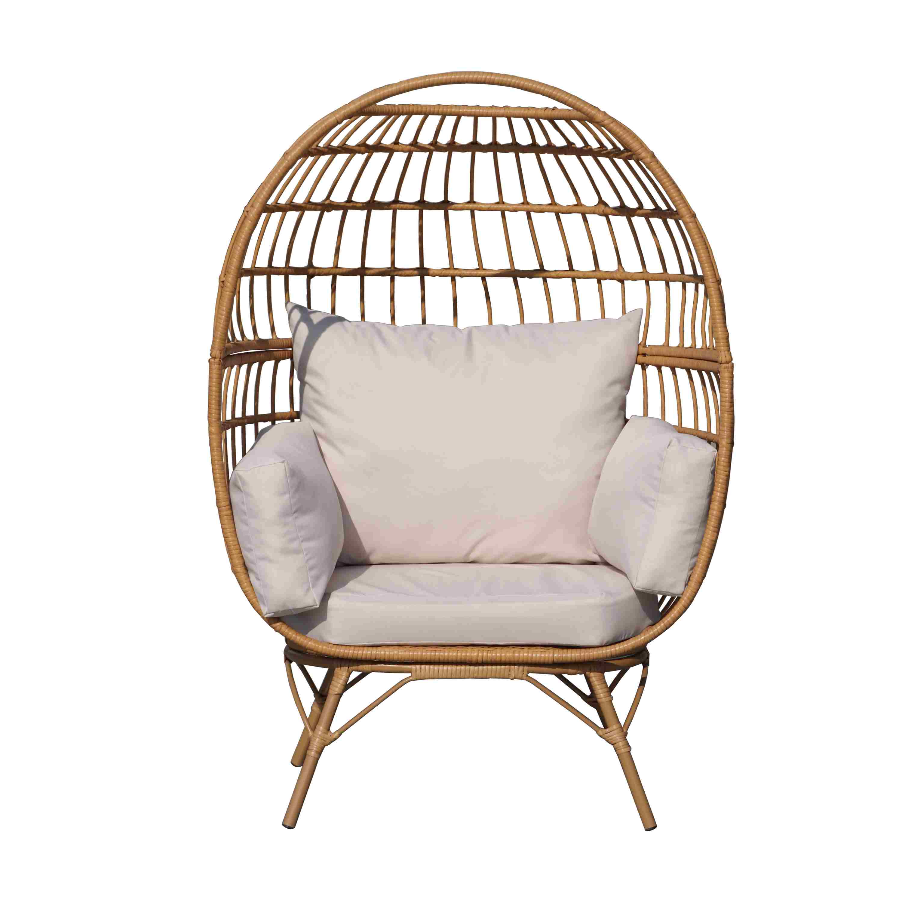 Rattan chair in KD legs