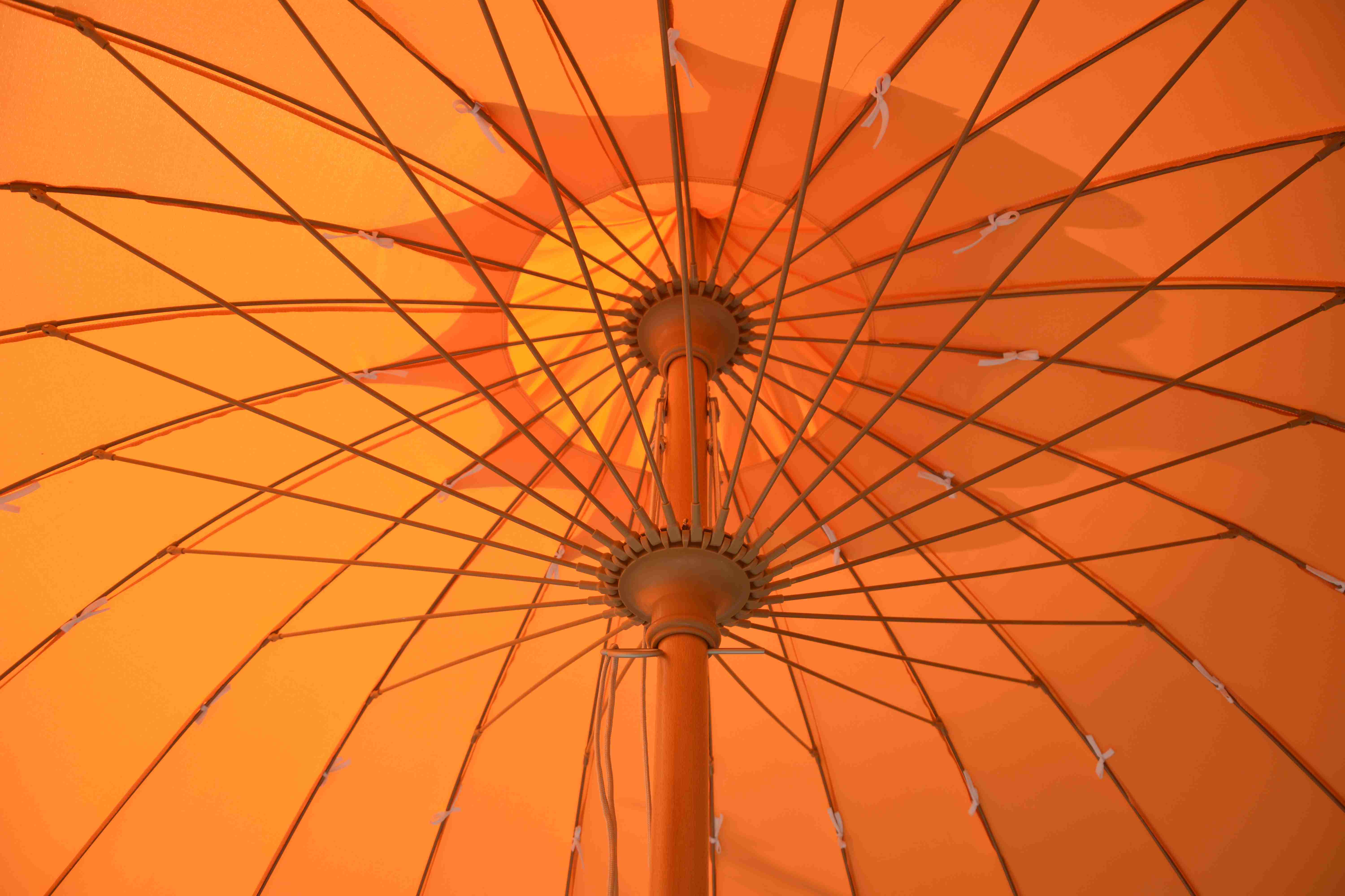 outdoor parasol,beech wood ,pagoda design