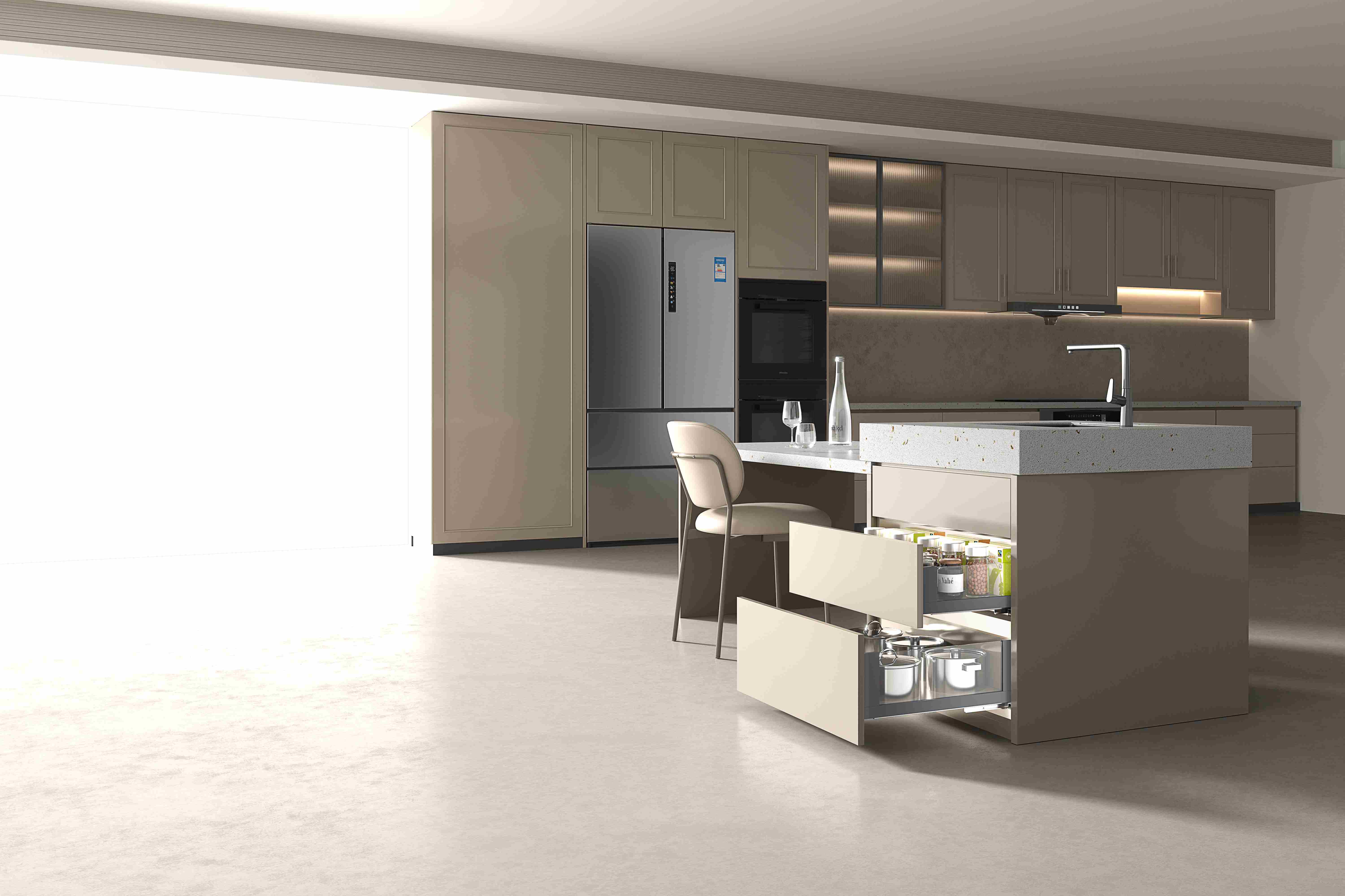 Riding a horse to pull hidden track