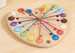 Cuddle & Unbind Heart-Shaped Rope Puzzle Board