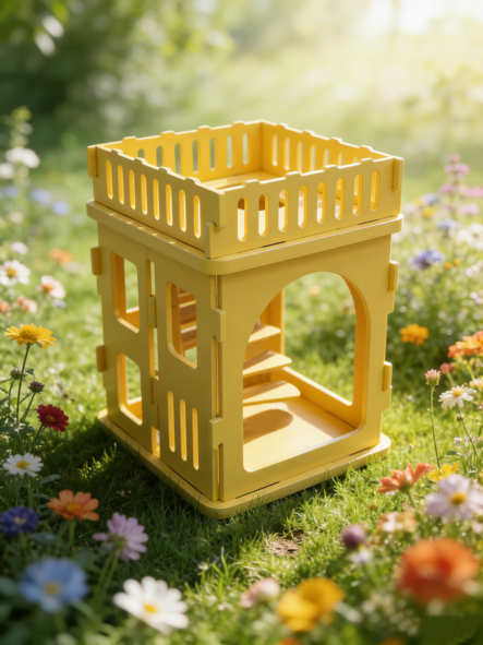 Happy Seniors' House • Building Block House