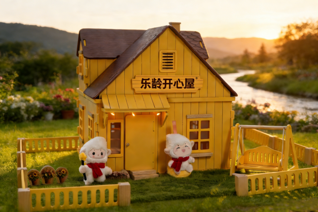 Happy Seniors' House • Building Block House