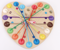 Cuddle & Unbind Heart-Shaped Rope Puzzle Board