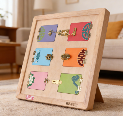 Cuddle & Unbind Heart-Shaped Rope Puzzle Board